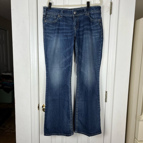 Silver Men’s Suki Relaxed Fit Bootcut Jeans - Picture 1 of 10